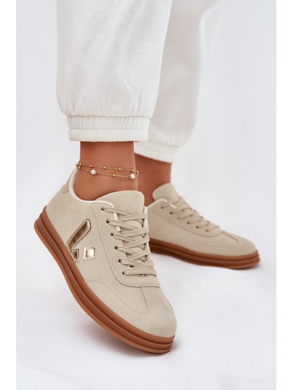 Women's Eco Suede Sneakers Beige Micca