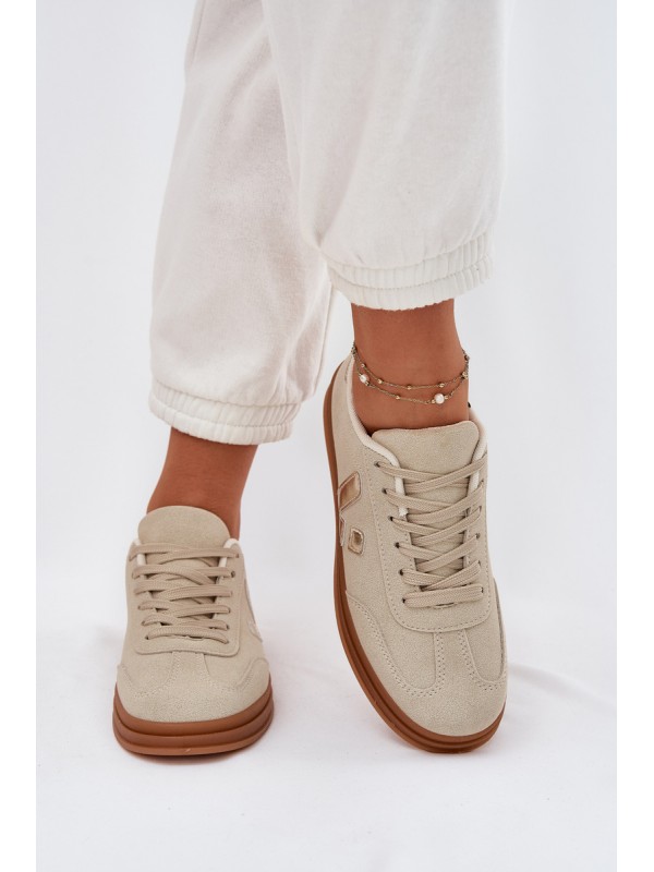 Women's Eco Suede Sneakers Beige Micca