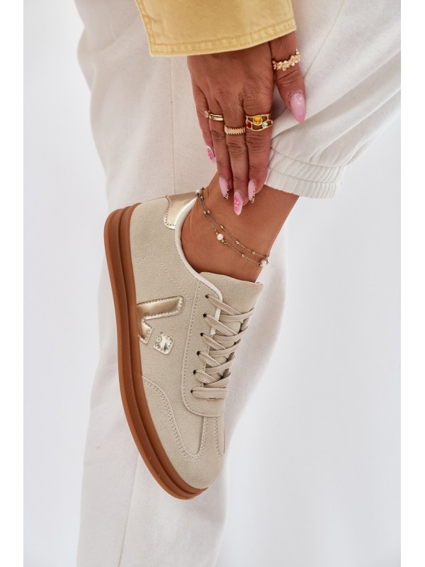 Women's Eco Suede Sneakers Beige Micca