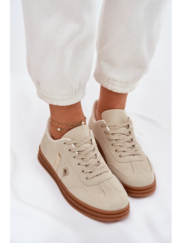 Women's Eco Suede Sneakers Beige Micca