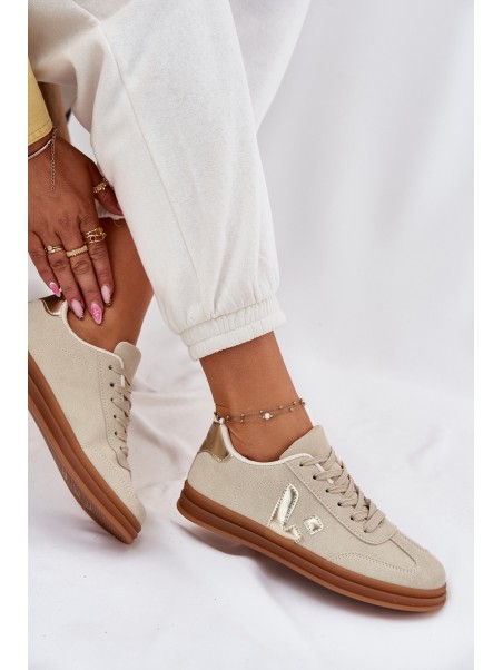 Women's Eco Suede Sneakers Beige Micca