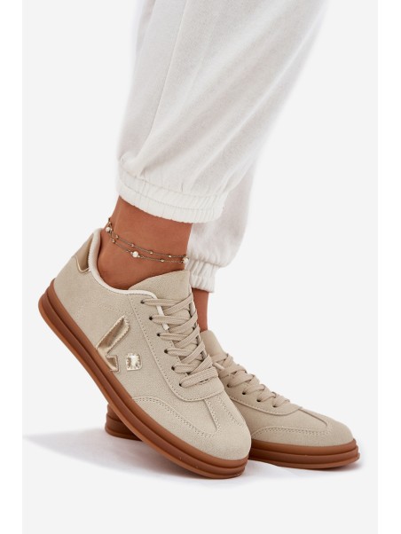 Women's Eco Suede Sneakers Beige Micca