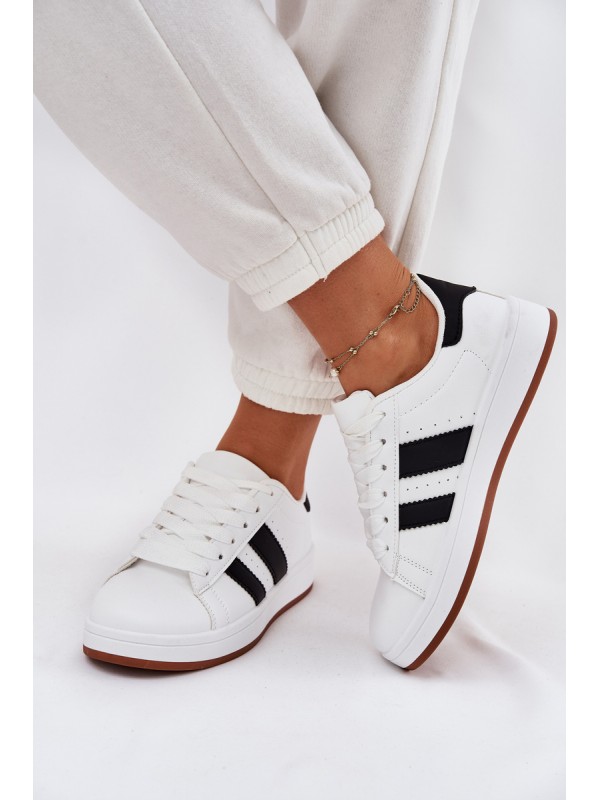Women's Sneakers Made Of Eco Leather White Arlenina