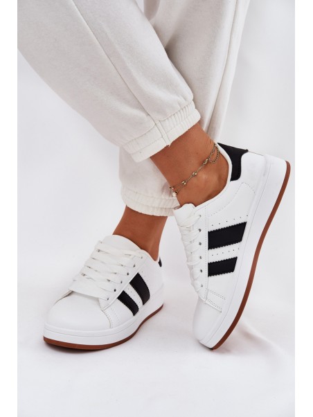 Women's Sneakers Made Of Eco Leather White Arlenina