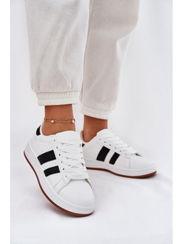 Women's Sneakers Made Of Eco Leather White Arlenina