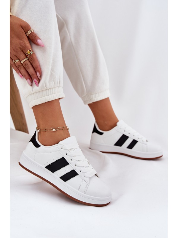 Women's Sneakers Made Of Eco Leather White Arlenina