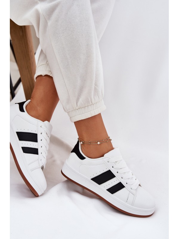 Women's Sneakers Made Of Eco Leather White Arlenina