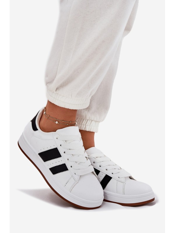 Women's Sneakers Made Of Eco Leather White Arlenina