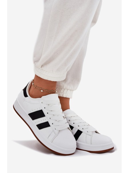 Women's Sneakers Made Of Eco Leather White Arlenina