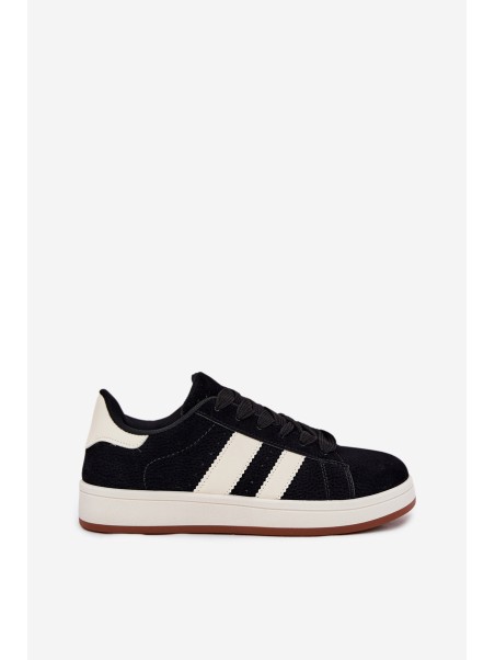 Women Sneakers Made Of Eco Suede Black Arlenina