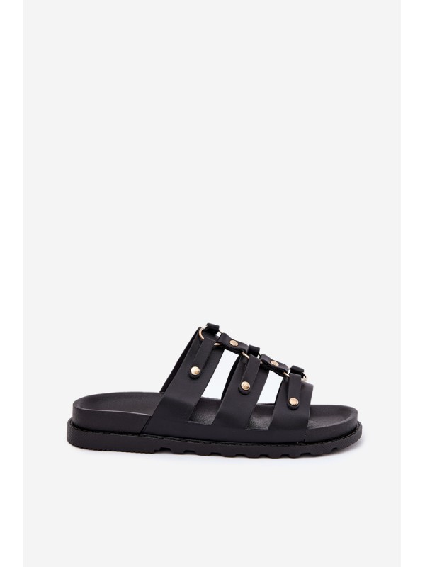 Women Sandals With Straps Black Pasiriela
