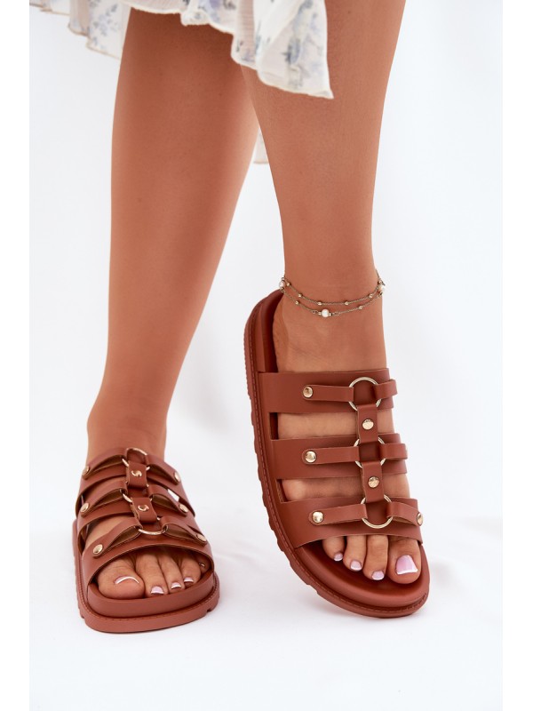 Ladies Sandals With Straps Camel Pasiriela