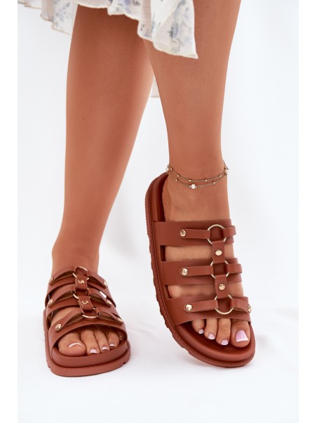 Ladies Sandals With Straps Camel Pasiriela