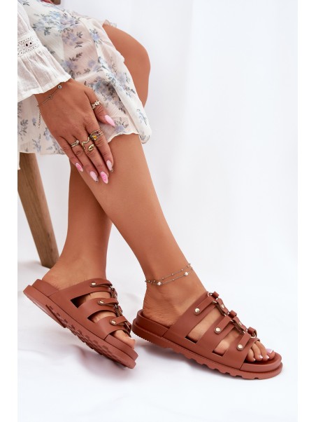 Ladies Sandals With Straps Camel Pasiriela