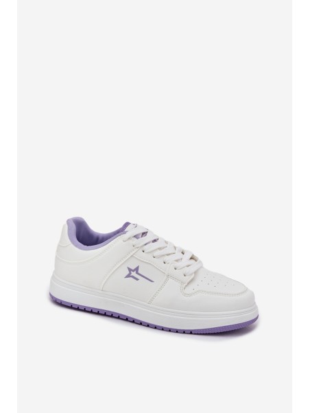 Women's Sneakers Big Star RR274A245 HI-POLY SYSTEM White-Purple