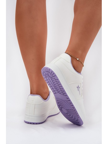 Women's Sneakers Big Star RR274A245 HI-POLY SYSTEM White-Purple