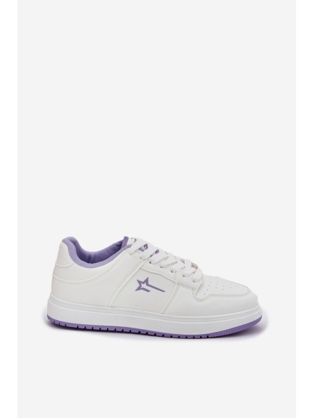 Women's Sneakers Big Star RR274A245 HI-POLY SYSTEM White-Purple