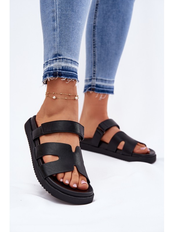 Women's Sandals With Velcro Vinceza 17401 Black 2