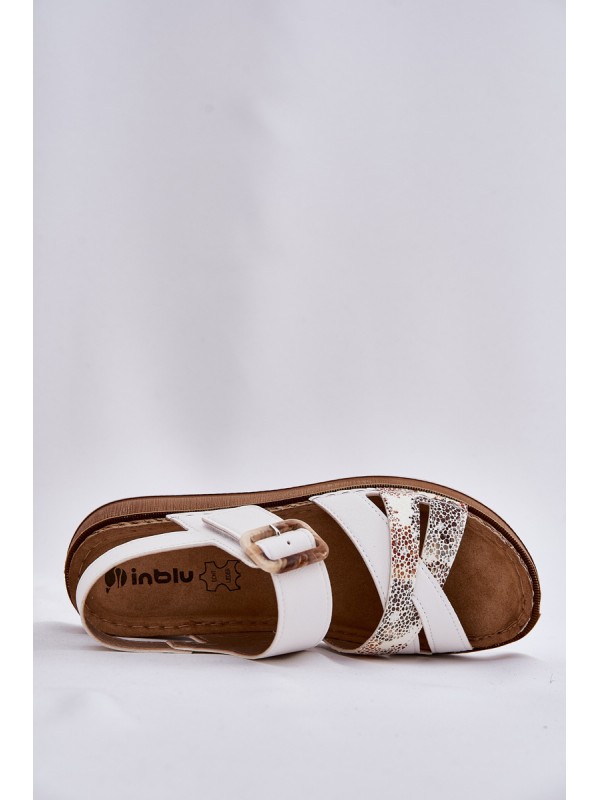 Women's Sandals With Buckle Inblu GS000056 White