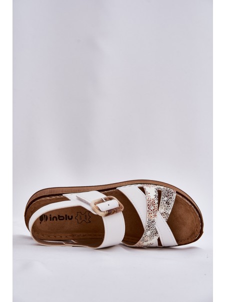 Women's Sandals With Buckle Inblu GS000056 White