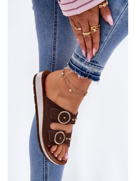 Comfortable Women's Slippers Inblu CP000054 Brown