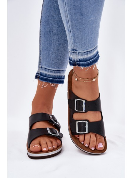 Women's Sandals With Buckles Inblu CP000042 Black
