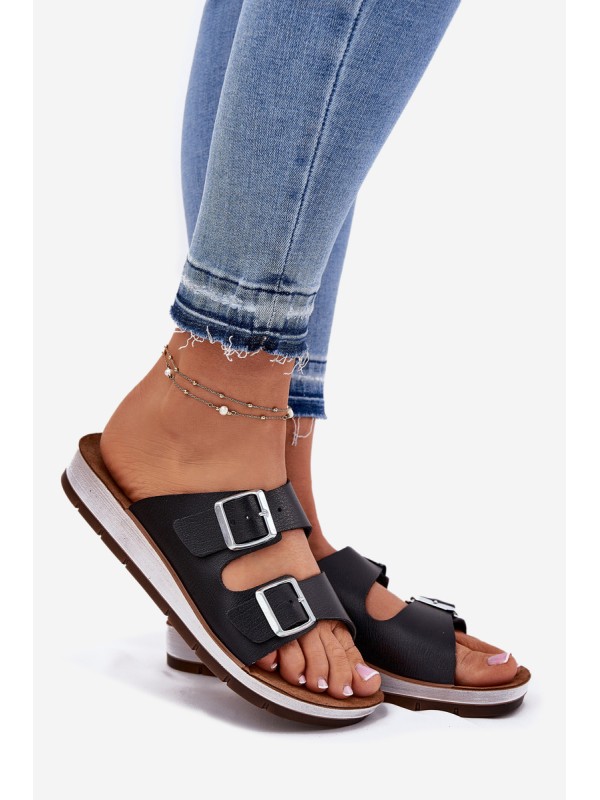Women's Sandals With Buckles Inblu CP000042 Black