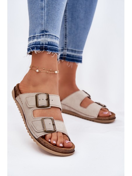 Ladies Preventive Slippers Inblu Beige AA000068
