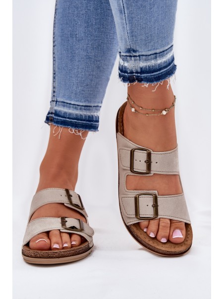 Ladies Preventive Slippers Inblu Beige AA000068