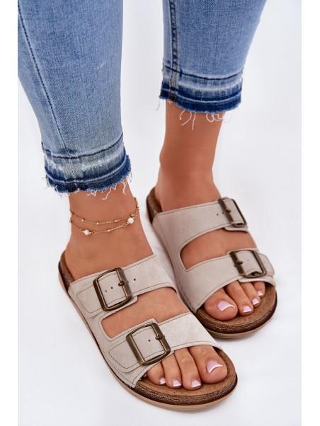 Ladies Preventive Slippers Inblu Beige AA000068