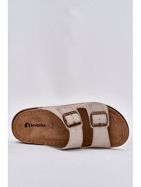 Ladies Preventive Slippers Inblu Beige AA000068