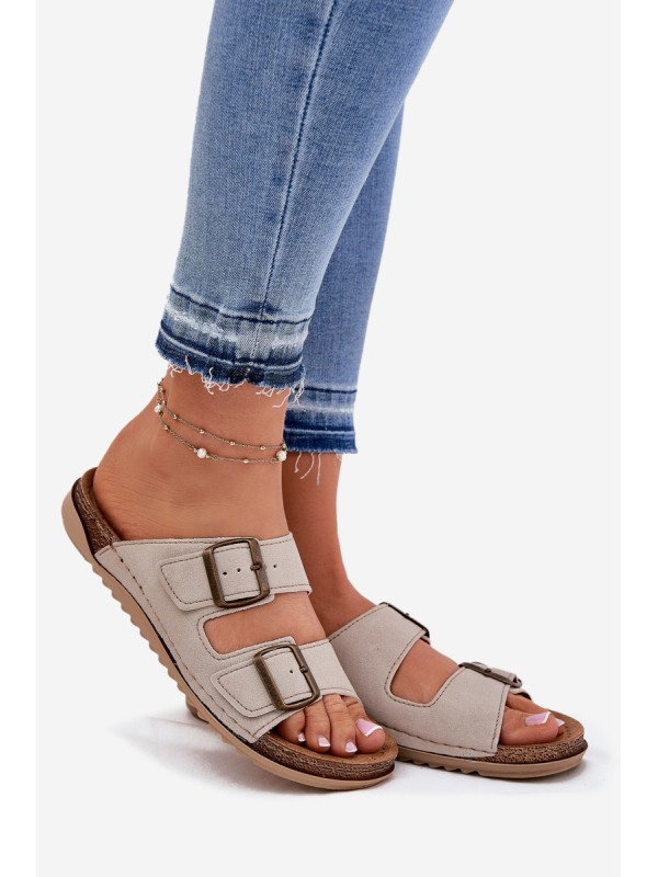 Ladies Preventive Slippers Inblu Beige AA000068