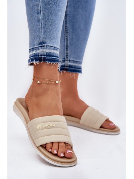 Ladies Slippers Inblu Beige SF000003