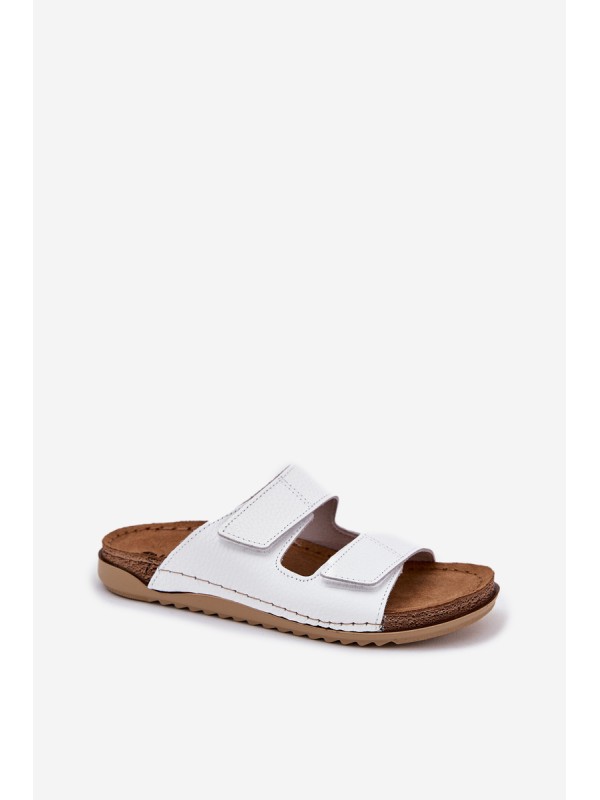 Ladies Leather Sandals Inblu White AA0005GU
