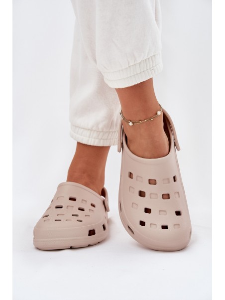Women's Foam Slippers Beige LEMIGO 806