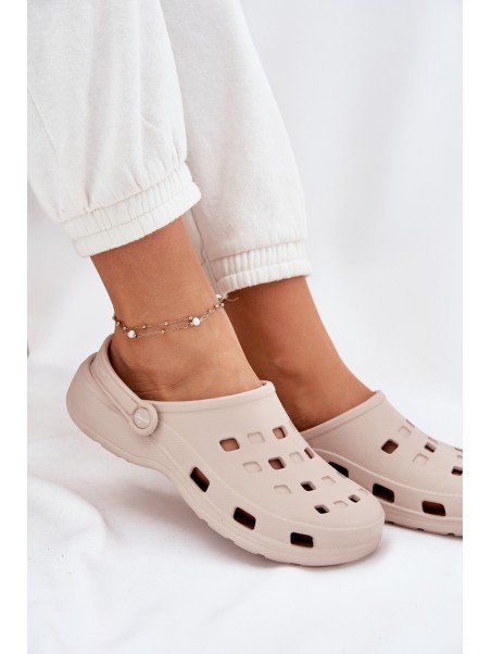 Women's Foam Slippers Beige LEMIGO 806