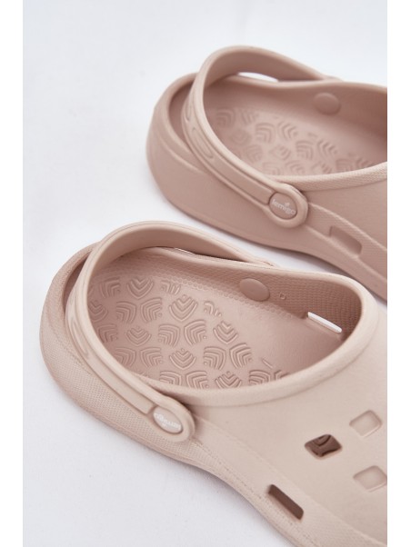 Women's Foam Slippers Beige LEMIGO 806