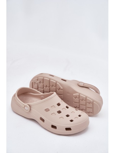 Women's Foam Slippers Beige LEMIGO 806