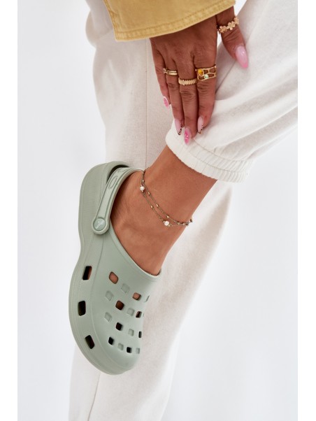 Ladies Foam Slippers Mint LEMIGO 806