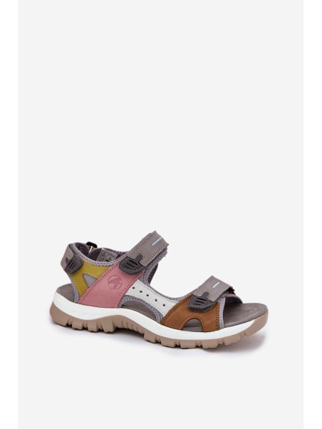 Leather Sport Sandals Women Artiker 54C1293 Multicolor