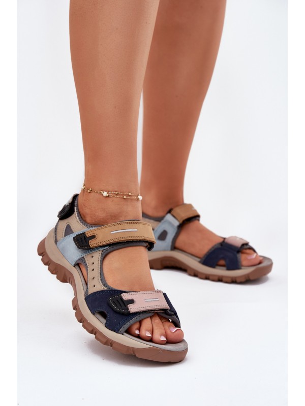 Ladies Leather Sports Sandals Artiker 54C1294 Multicolor