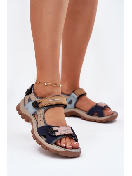 Ladies Leather Sports Sandals Artiker 54C1294 Multicolor