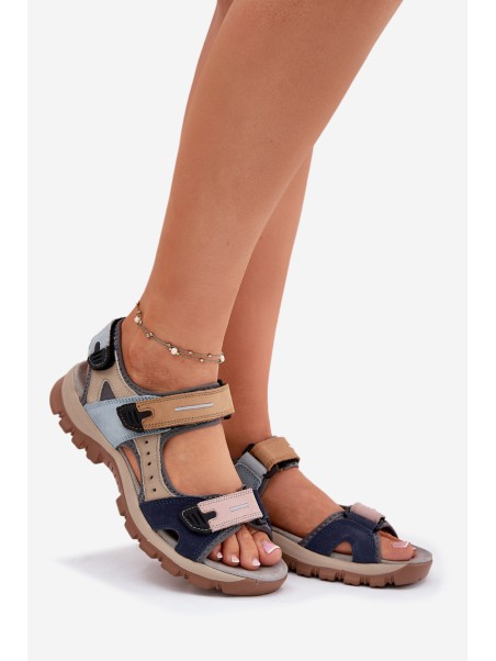 Ladies Leather Sports Sandals Artiker 54C1294 Multicolor
