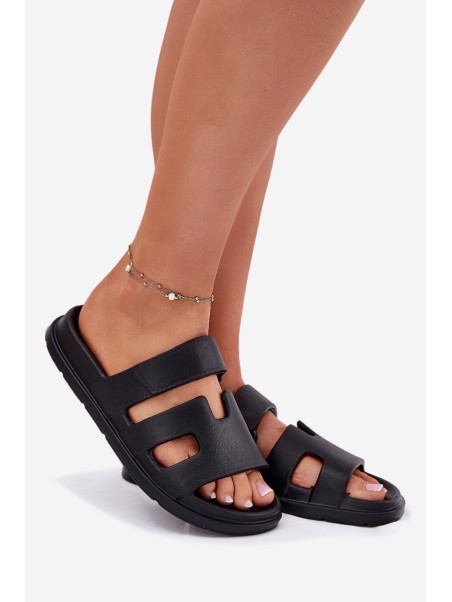 Women Foam Slippers Black Dimelle