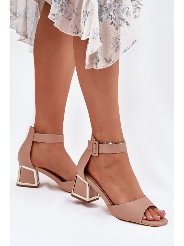 Women's Heeled Sandals Nude Zennia