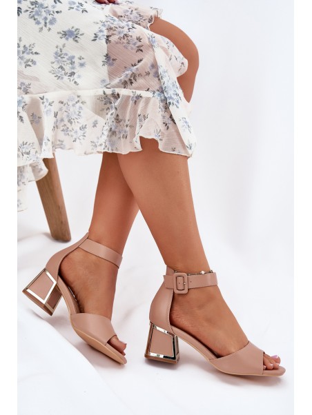 Women's Heeled Sandals Nude Zennia