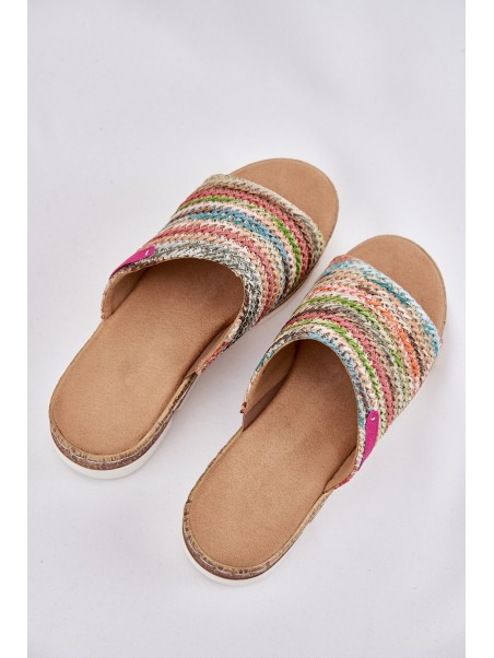 Women's Wedge Sandals With Braiding Multicolor Norozi