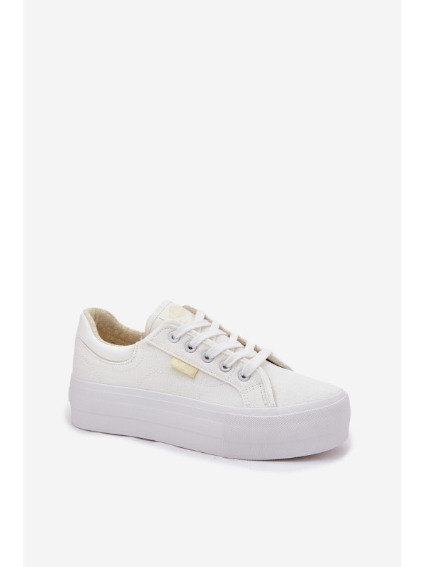 Womens Platform Sneakers Lee Cooper LCW-25-31-3450L White