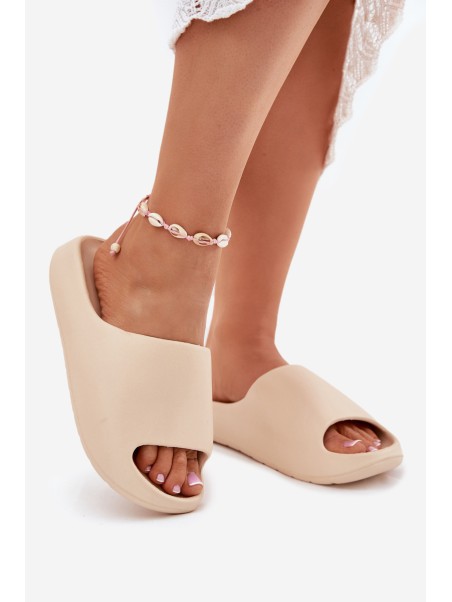 Women's Foam Slippers Beige Rivasol