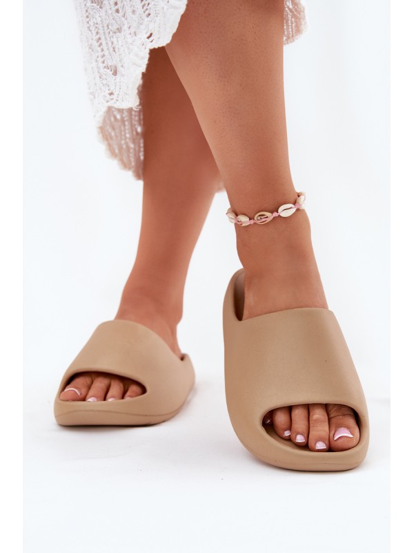 Women's Foam Slippers Dark Beige Rivasol 2
